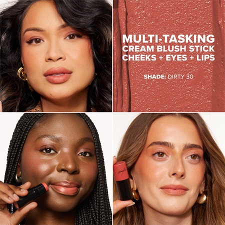 Nudestix Glamzilla Dirty 30 Blush Kit multifunkční líčidlo pro oči, rty a tvář