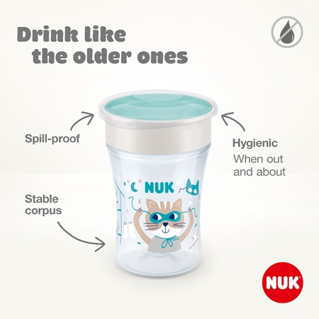 NUK Magic Cup kubek z wieczkiem