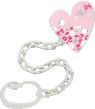 NUK Pacifier Chain верижка за биберон с клипс