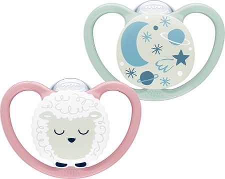 NUK Space Night 6-18 m chupete