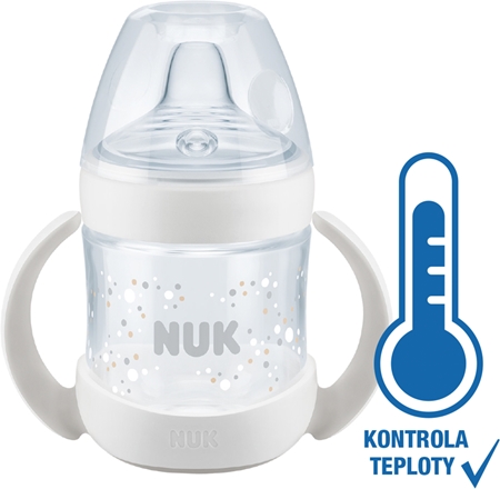 NUK Nature Sense baby bottle with handles