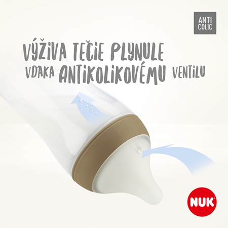 NUK Perfect Match fľaša s kontrolou teploty