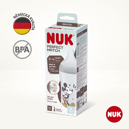 NUK Perfect Match láhev s kontrolou teploty