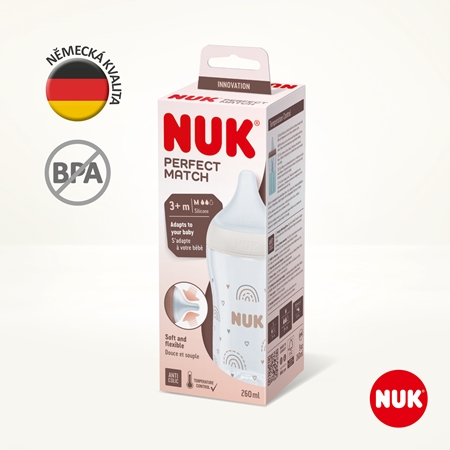 NUK Perfect Match láhev s kontrolou teploty