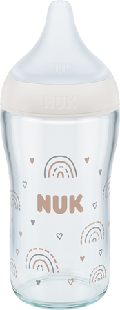 NUK Perfect Match Glass Bottle glass baby bottle with temperature control