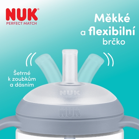 NUK Perfect Match Spare Straw silikonové brčko