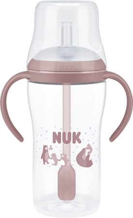 NUK Perfect Match Bear pullo sisältää pillin