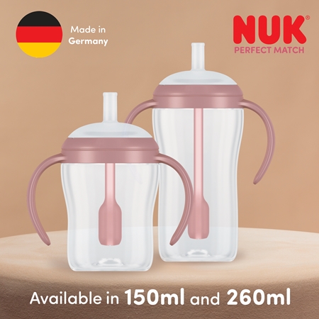 NUK Perfect Match Bear pullo sisältää pillin