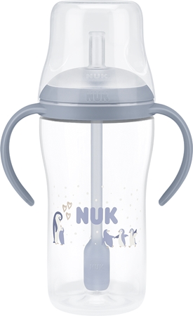 NUK Perfect Match Penguin μπουκάλι με καλαμάκι