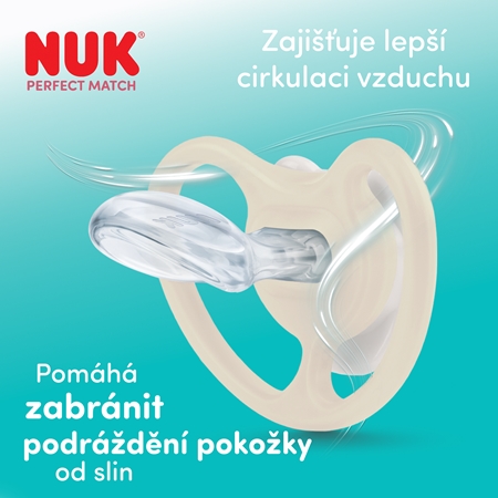 NUK Perfect Match Air 18+m dudlík