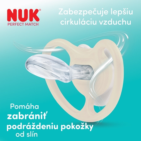 NUK Perfect Match Air 6-18 m cumlík