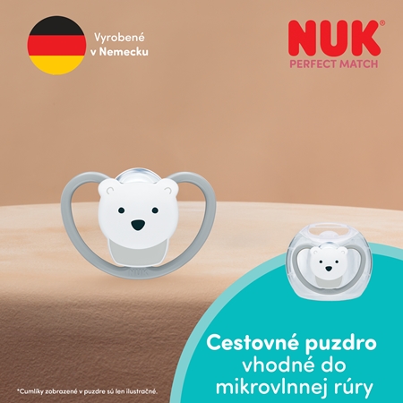 NUK Perfect Match Air 6-18 m cumlík