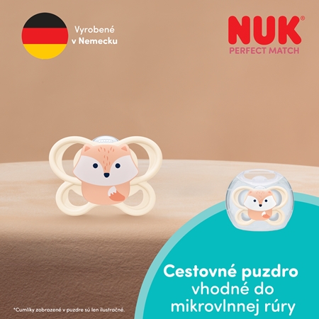 NUK Perfect Match Air Fox cumlík