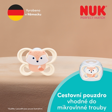 NUK Perfect Match Air Fox dudlík