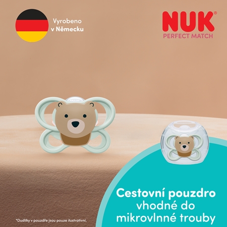 NUK Perfect Match Air Bear dudlík