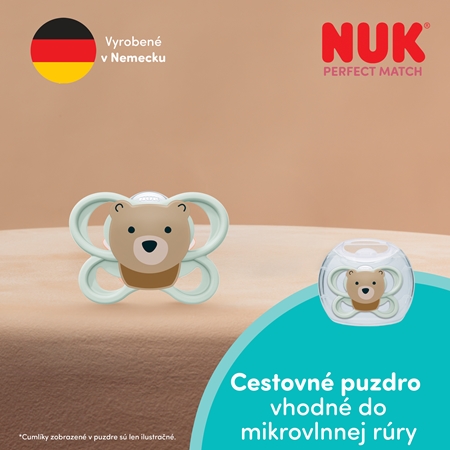 NUK Perfect Match Air Bear cumlík