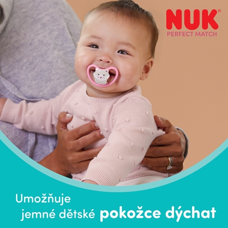 NUK Perfect Match Air Night 6-18 m dudlík