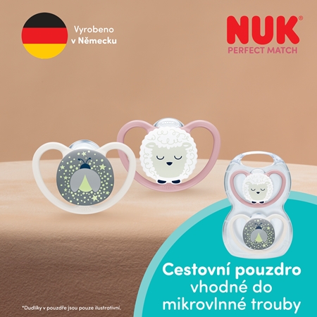 NUK Perfect Match Air Night 6-18 m cumlík