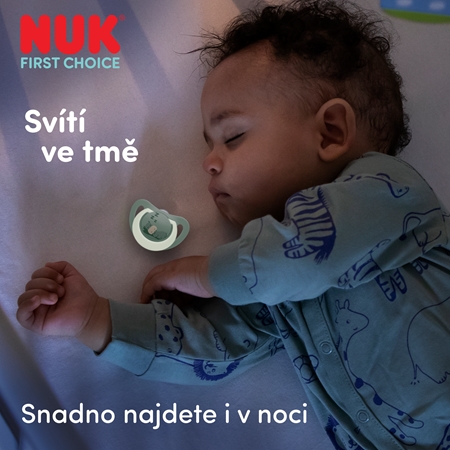 NUK First Choice Night 6-18 m dudlík