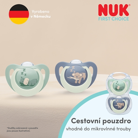NUK First Choice Night 6-18 m dudlík