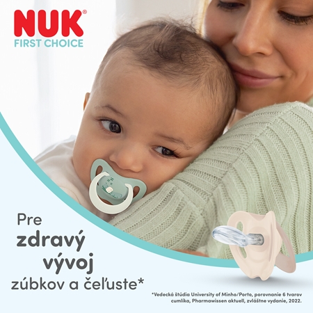NUK First Choice Night 6-18 m cumlík