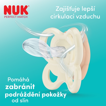 NUK Perfect Match Rainbow dárková sada pro miminka 0-3+ m