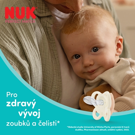 NUK Perfect Match Rainbow dárková sada pro miminka 0-3+ m