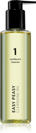 Numbuzin No. 1 Easy Peasy Cleansing Oil čisticí a odličovací olej pro hydrataci pleti a minimalizaci pórů
