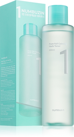 Numbuzin No. 1 Pure-Full Calming Herb Toner zklidňující pleťové tonikum pro problematickou pleť