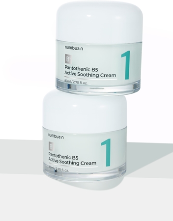 Numbuzin No. 1 Pantothenic B5 Active Soothing Cream Soothing Face Cream with moisturising effect