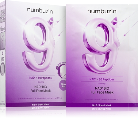 Numbuzin No. 9 NAD Bio Lifting-sil Full Face Mask Collagen Lifting Mask with peptides