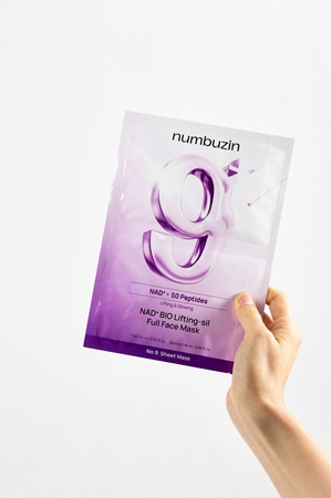 Numbuzin No. 9 NAD Bio Lifting-sil Full Face Mask Collagen Lifting Mask with peptides