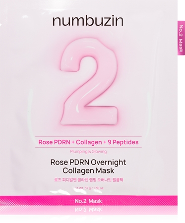 Numbuzin No. 2 Rose PDRN OverNight Collagen Mask Deep Nourishing Mask night