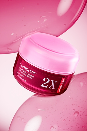 Numbuzin No. 2 Rose PDRN Collagen 2X Plumping Serum Intensive Firming Serum with moisturising effect