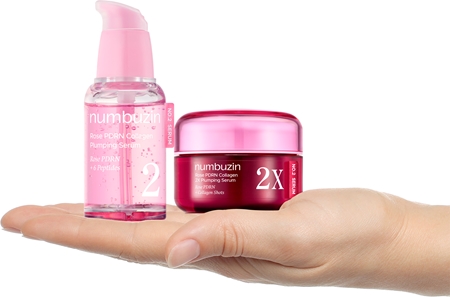 Numbuzin No. 2 Rose PDRN Collagen 2X Plumping Serum Intensive Firming Serum with moisturising effect