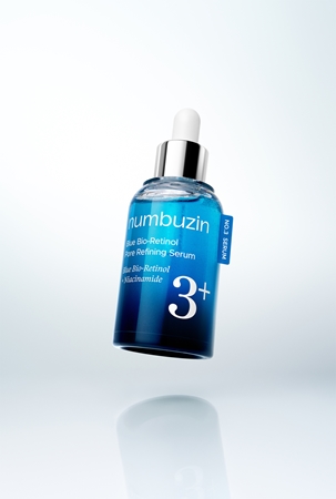 Numbuzin No. 3 Blue Bio-Retinol Pore Refining Serum Firming Facial Serum to smooth skin and minimise pores
