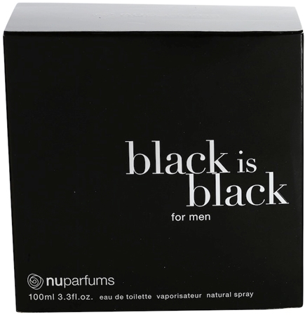Značka Nuparfums Black Is Black toaletní voda pro muže 100 ml