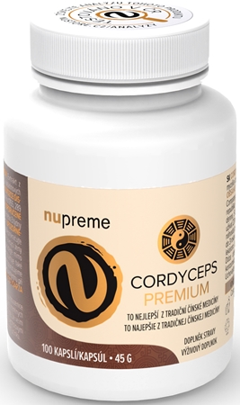 Nupreme Cordyceps extrakt kapsle pro podporu imunitního systému