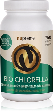 Nupreme Chlorella BIO tablety na podporu detoxikácie organizmu