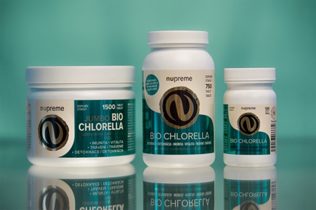 Nupreme Chlorella BIO tablety na podporu detoxikácie organizmu