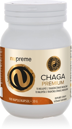 Nupreme Chaga extrakt kapsle pro normální činnost kardiovaskulárního systému