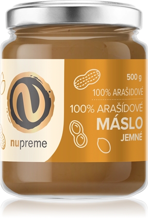 Nupreme Arašídový krém jemný 100% ořechový krém