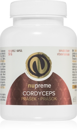 Nupreme Cordyceps biomasa prášek podpora imunity