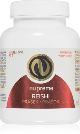 Nupreme Reishi biomasa prášek podpora imunity