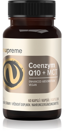 Nupreme Coenzym Q10 + MCT kapsuly na udržanie vitality