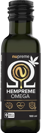 Nupreme Omega Hempreme konopný olej pro správné fungování organismu