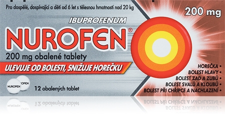 Nurofen Nurofen 200 mg obalené tablety na zníženie horúčky a tlmenie bolesti