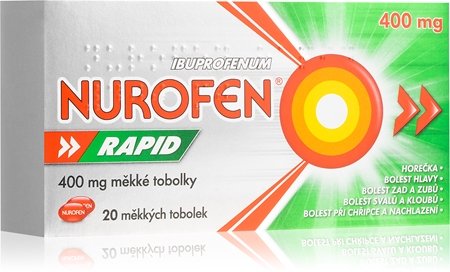 Nurofen Nurofen Rapid 400 mg měkké tobolky se zesíleným účinkem proti bolesti