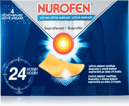 Nurofen Nurofen 200 mg léčivá náplast pro úlevu od bolesti svalů a kloubů