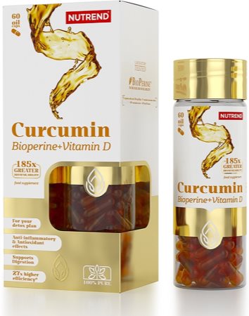 Nutrend Curcumin + Bioperine + Vitamin D podpora imunity